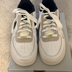 Nike Ken Griffey Air Force 1 White and Black Sneakers